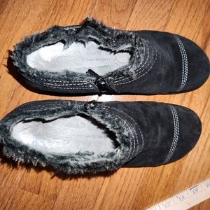 Ladies Jambu suede booties